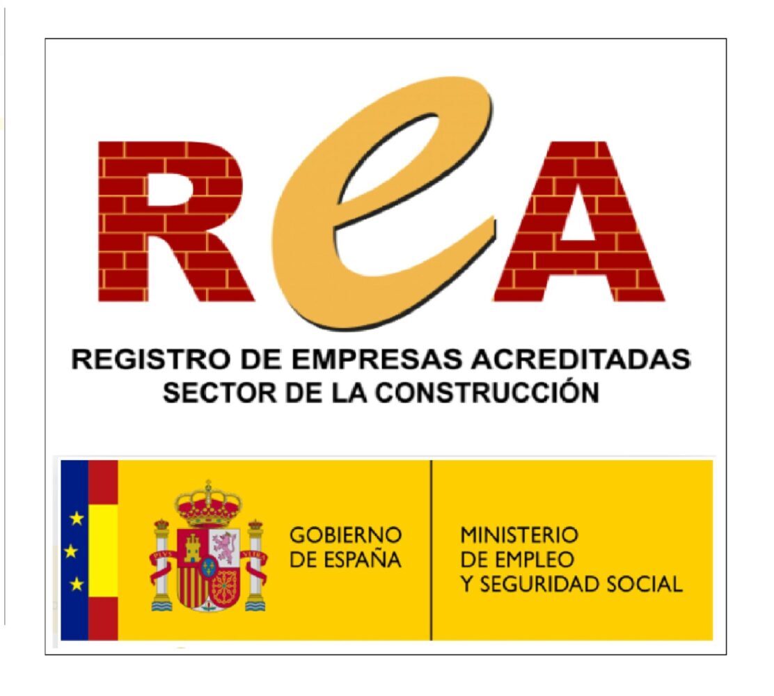 REA — Registro de Empresas Acreditadas, sector de la construcción